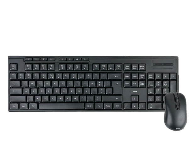 Hama Zestaw klawiatura i mysz WKM-200 czarny - 1331333 - zdjęcie